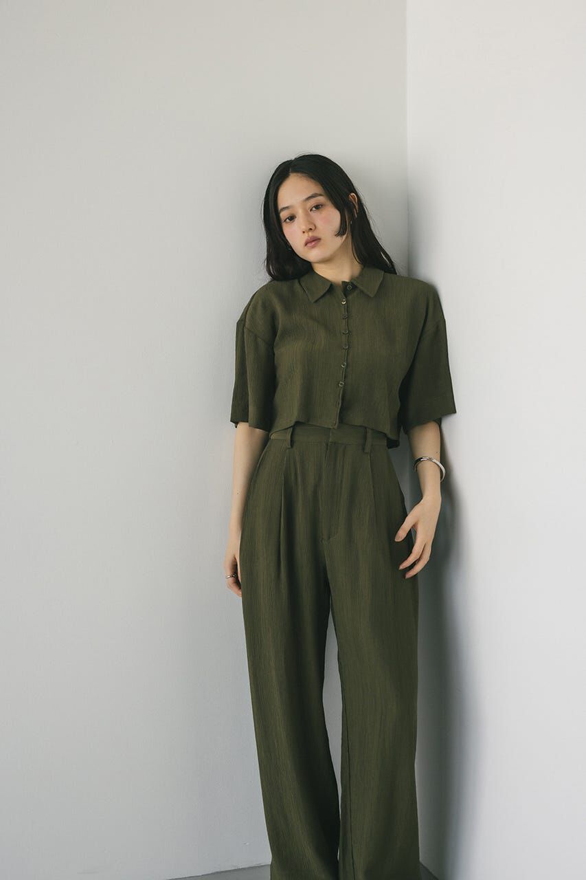 STYLEMIXER「バックオープンワッシャーシャツ」|シャツ・ブラウス|