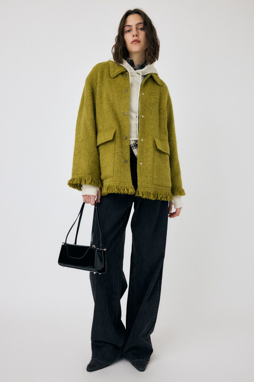 MOUSSY「GARMENT DYE CUT OFF フーディ」|パーカー|