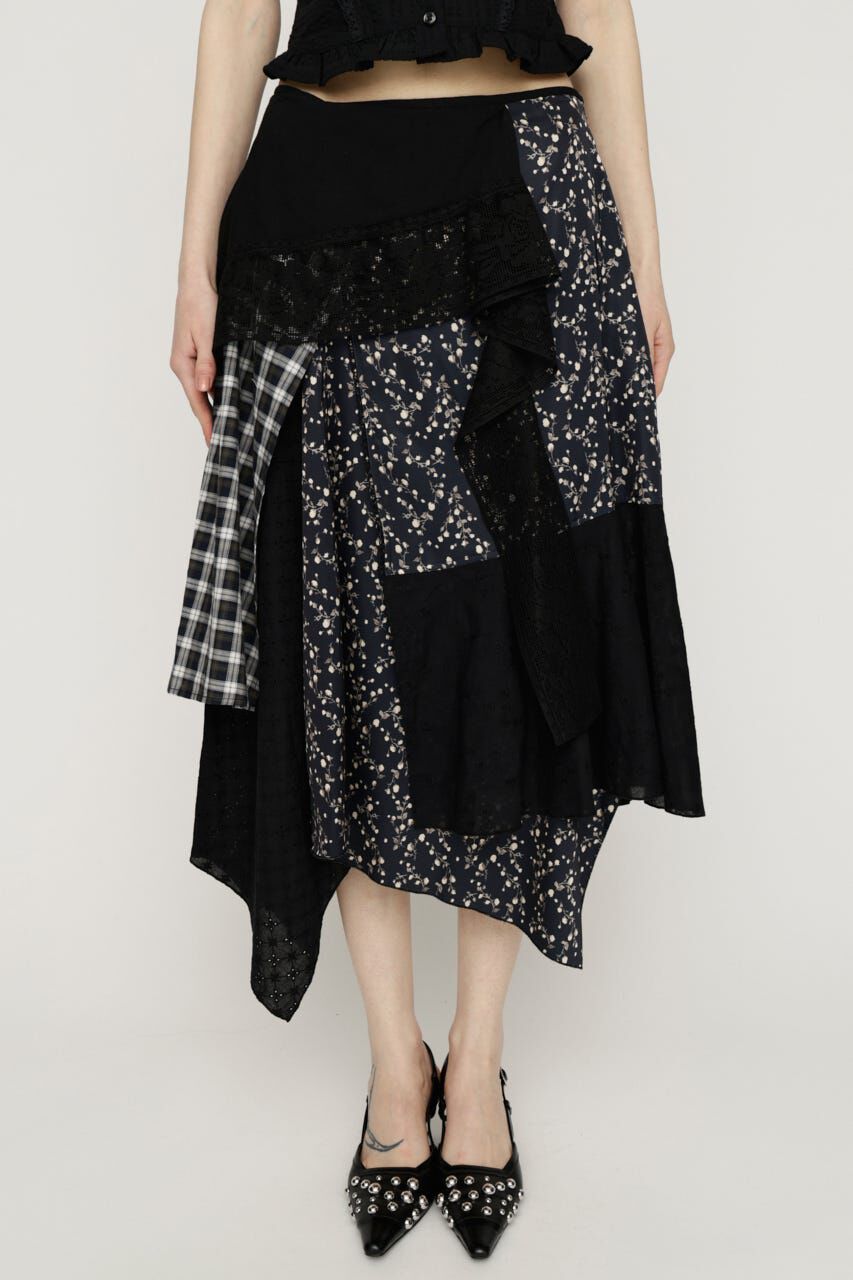 SLY「REMAKE COTTON LACE スカート」|スカート|