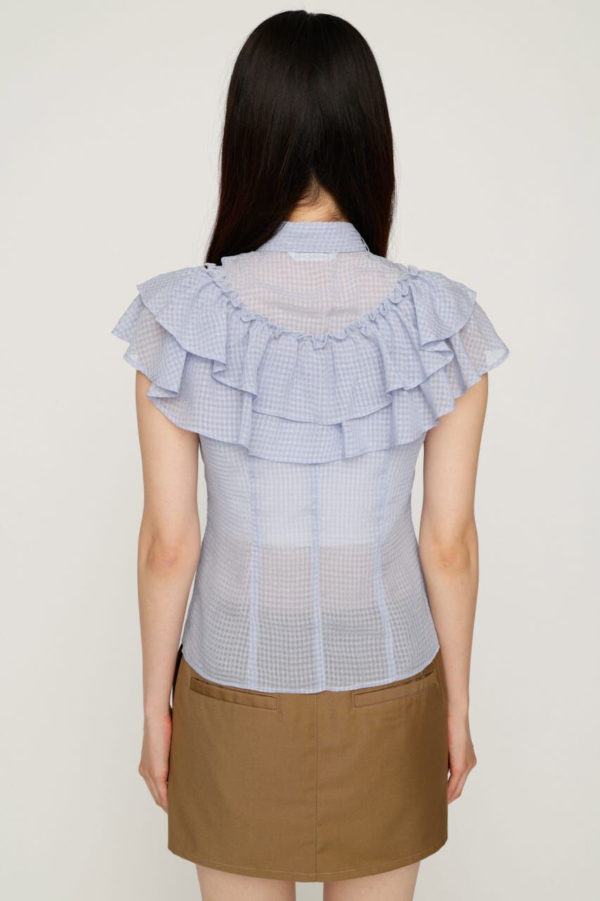 SLY「FRILL RIBBON ブラウス」|シャツ・ブラウス|