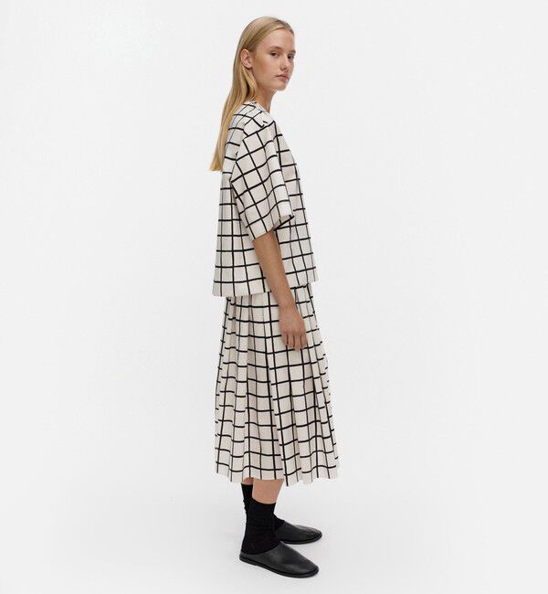 Marimekko「Kansio Iso Ruutu ブラウス」|シャツ・ブラウス|