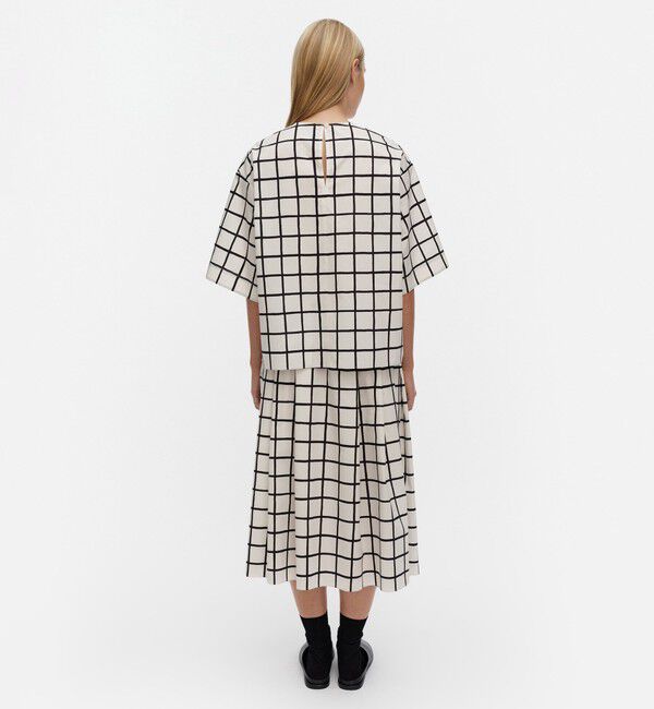Marimekko「Kansio Iso Ruutu ブラウス」|シャツ・ブラウス|