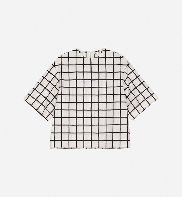 Marimekko「Kansio Iso Ruutu ブラウス」|シャツ・ブラウス|