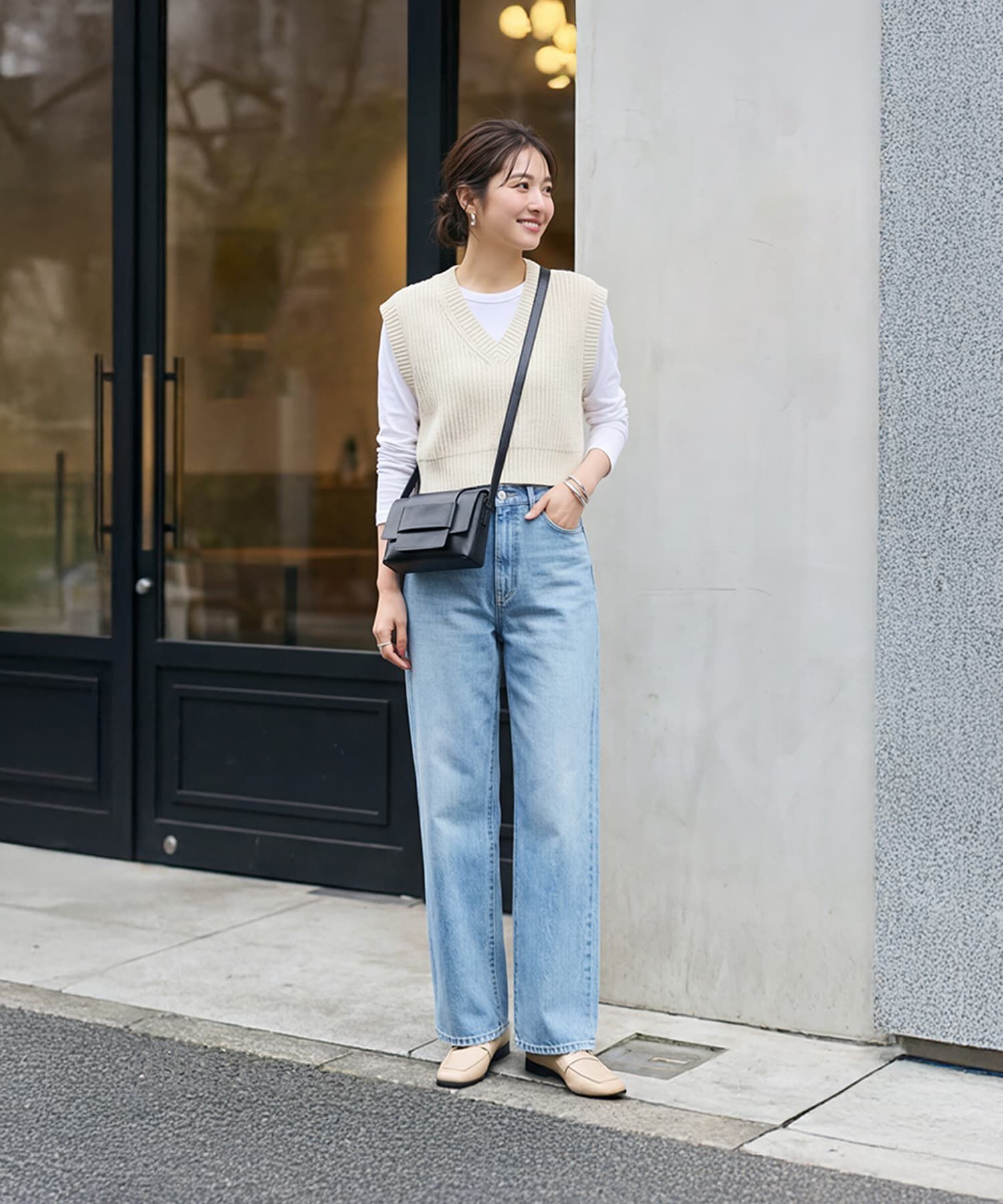 STYLE DELI「【DELI by】スプリットレザー ミニフラップ クロスボディショルダーバッグ」|ショルダー・メッセンジャー|
