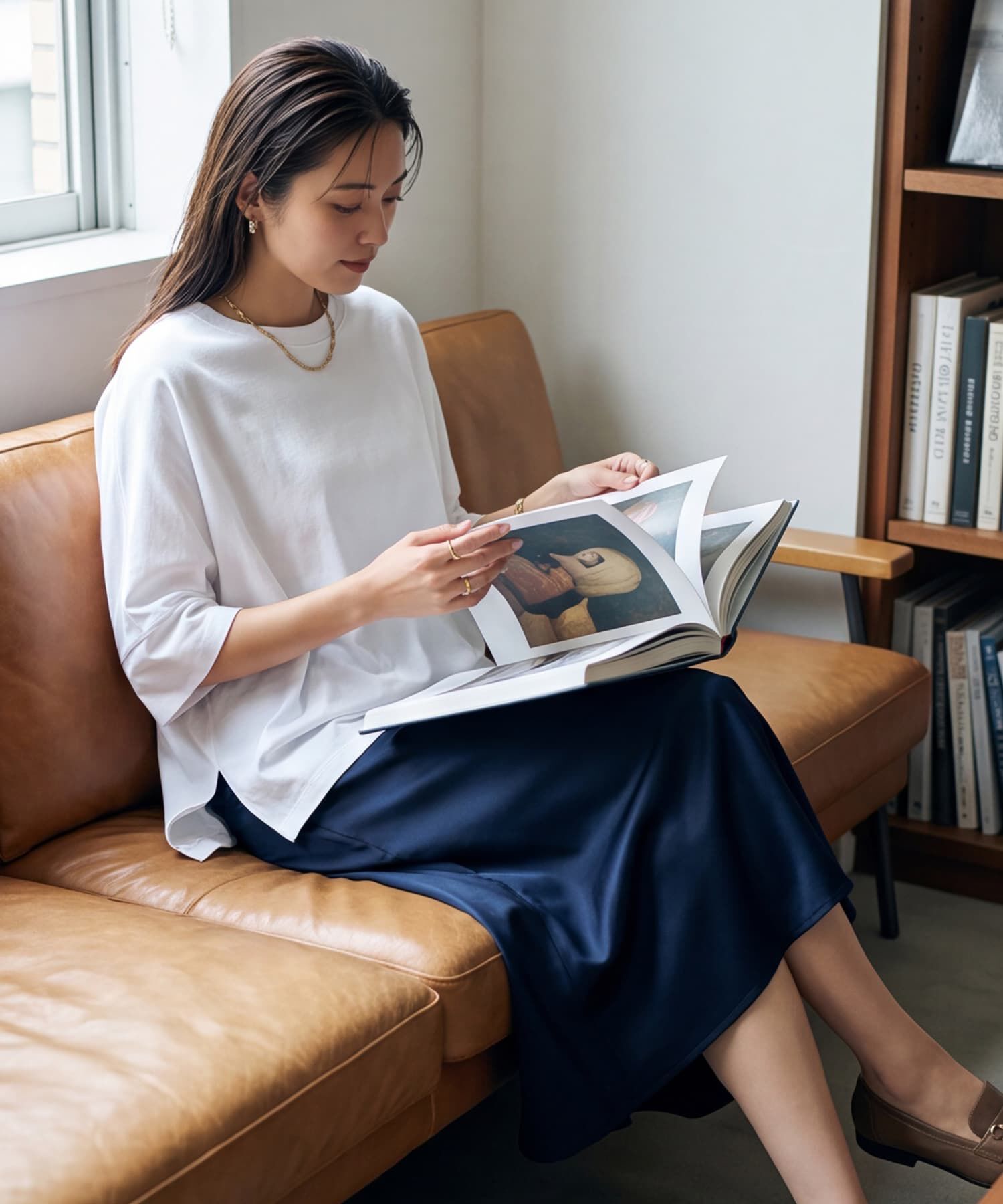 STYLE DELI「【DELI by】大人の抜け感ドルマンTトップス」|Tシャツ・カットソー|