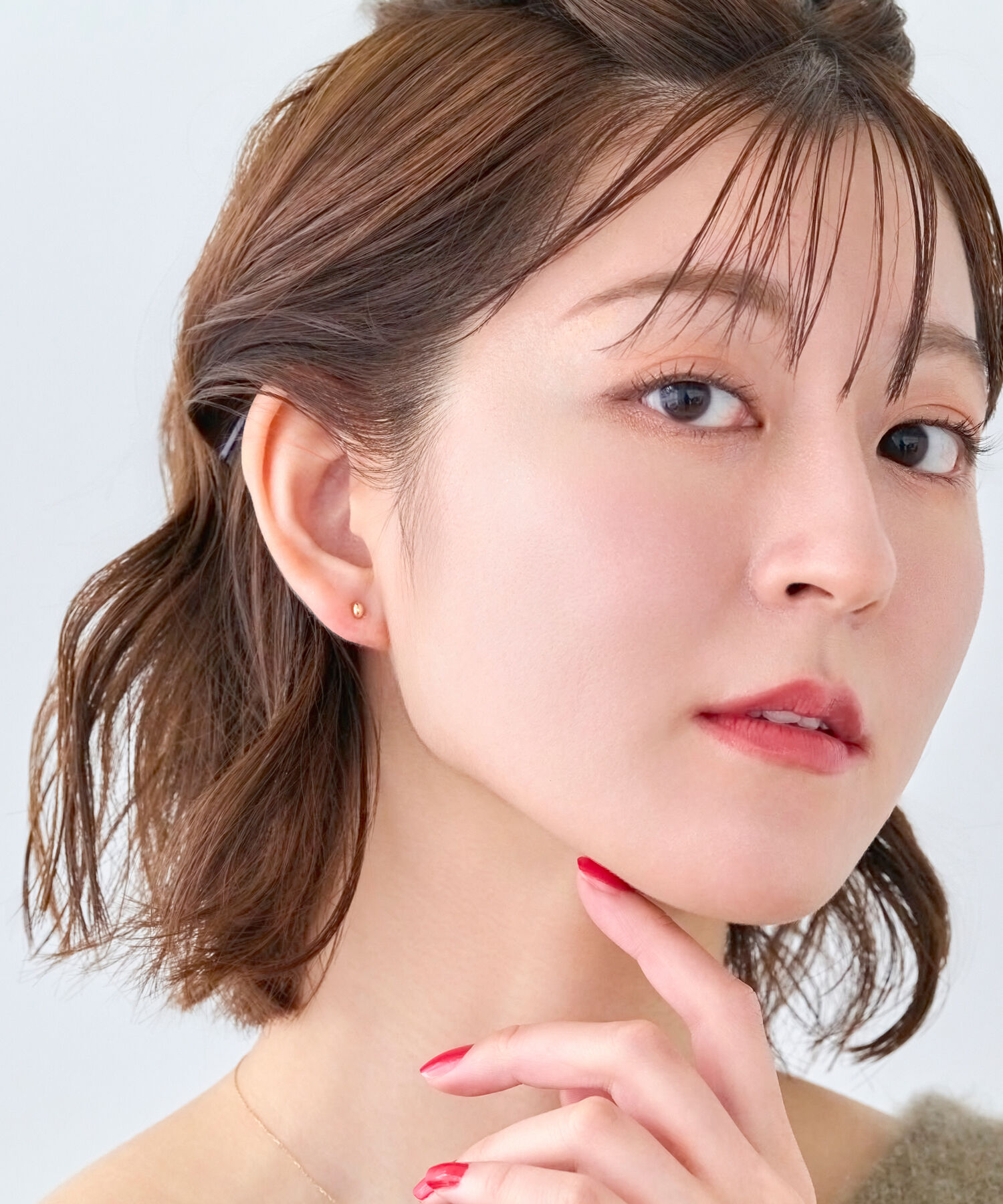 Phoebe「【K10】プチオーバルピアス／BOXつき」|ピアス|