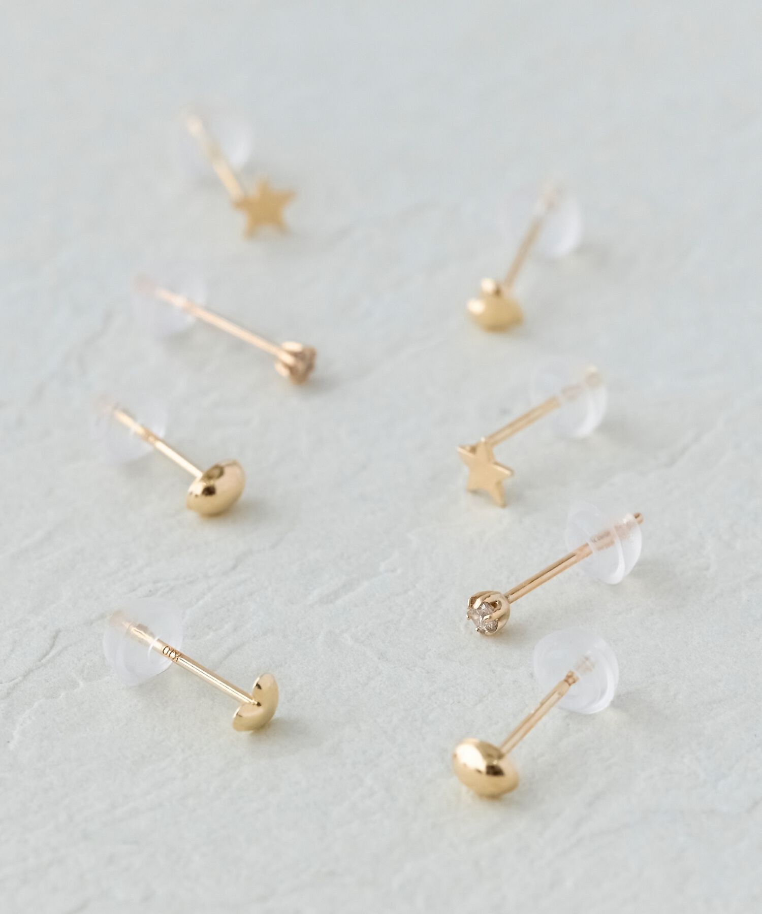 Phoebe「【K10】プチオーバルピアス／BOXつき」|ピアス|