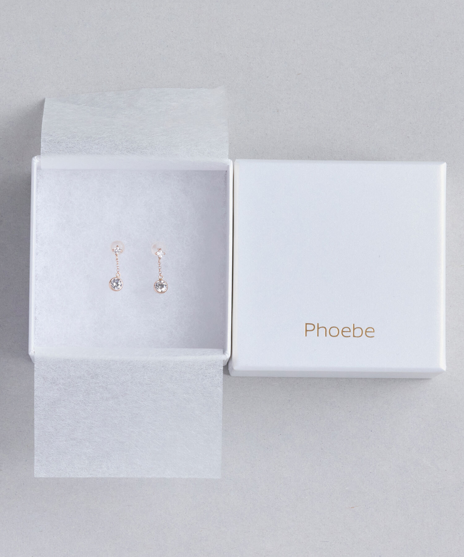 Phoebe「【K10】プチハートピアス／BOXつき」|ピアス|