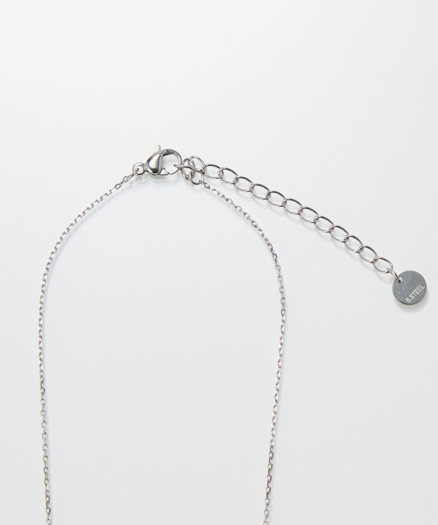 Phoebe「【金属アレルギー対応】メタリックホースシューネックレス　シルバー　ステンレス/馬蹄/蹄鉄/ギフト」|ネックレス|