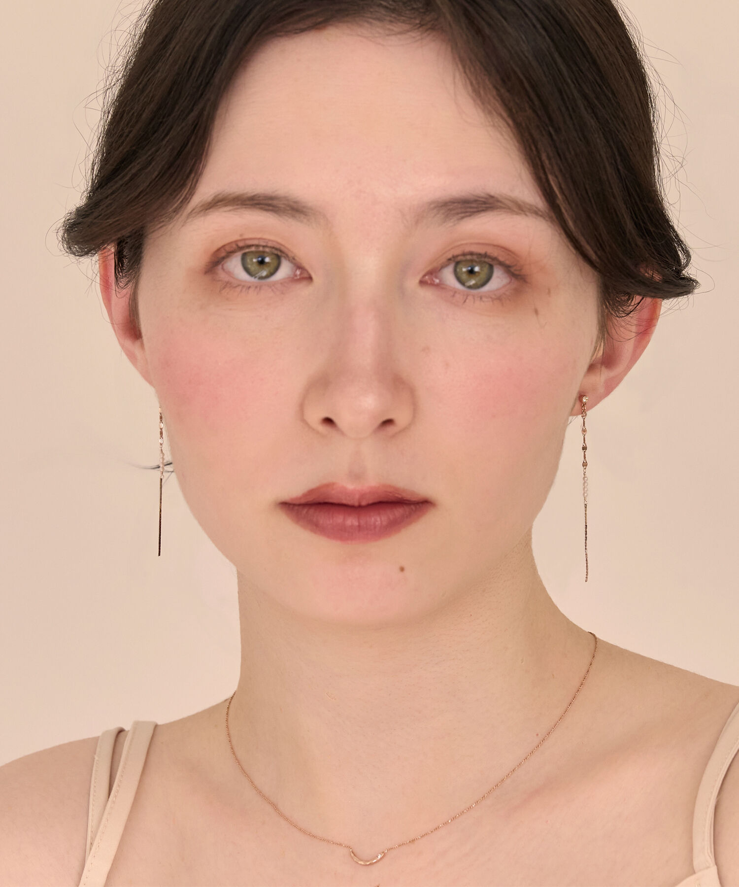 Phoebe「【金属アレルギー対応】ルミナスビジューセラミックポストピアス」|ピアス|