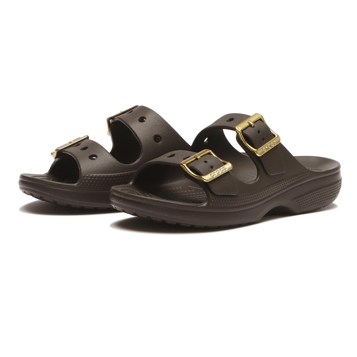 crocs「【crocs】SATURADAY METALLIC BUCKLE SDL」|サンダル|