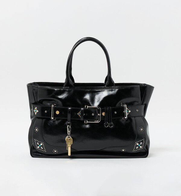 OSOI「＜OSOI＞TOTE BROCLE バッグ GEM」|トートバッグ|BLACK