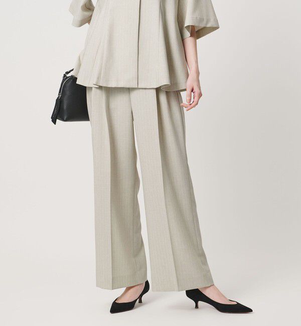UNITED ARROWS「Spiree ストライプ ワイドパンツ ‐ウォッシャブル‐」|スラックス|その他2