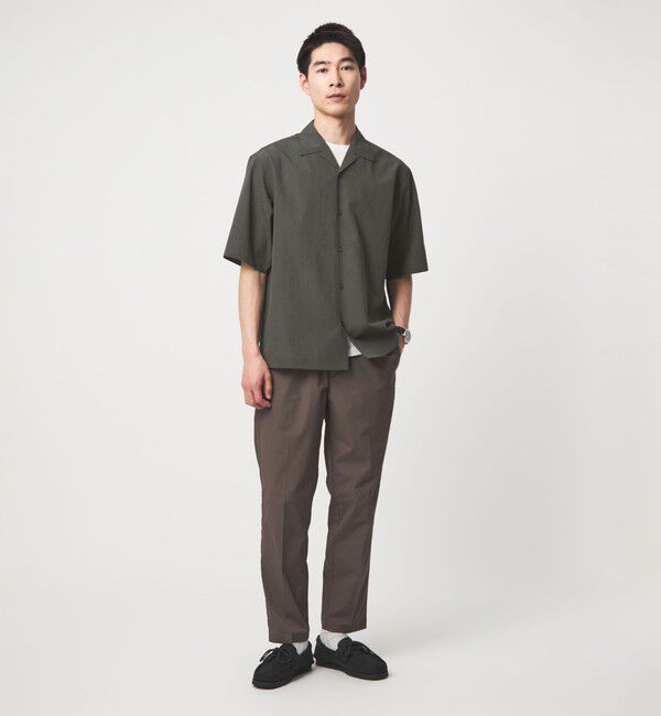 UNITED ARROWS green label relaxing「ボイル メッシュ オープンカラー 半袖 シャツ -吸水速乾-」|シャツ・ブラウス|