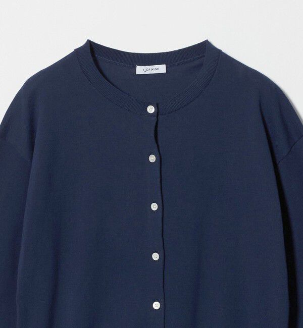 UNITED ARROWS green label relaxing「＜1_OF MINE＞クルーネック ニット カーディガン マシンウォッシャブル」|カーディガン|