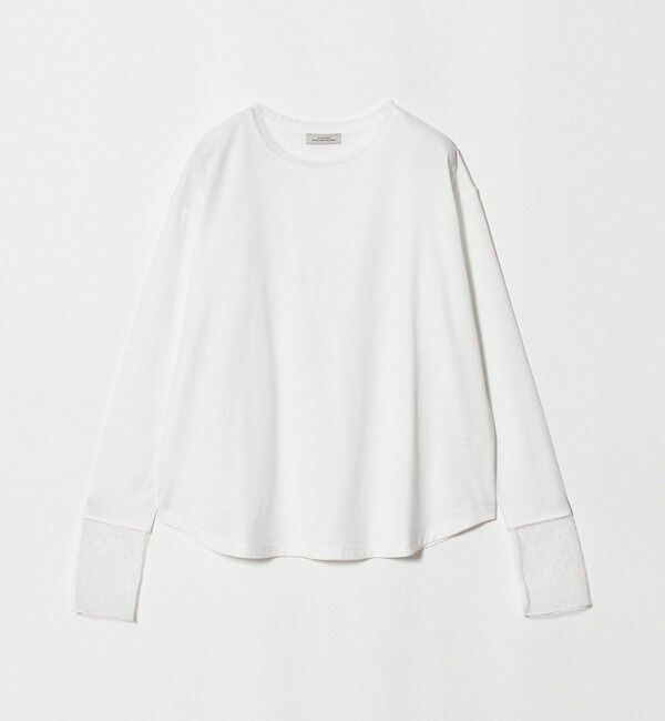 UNITED ARROWS green label relaxing「ドット ソデ チュール プルオーバー カットソー」|Tシャツ・カットソー|