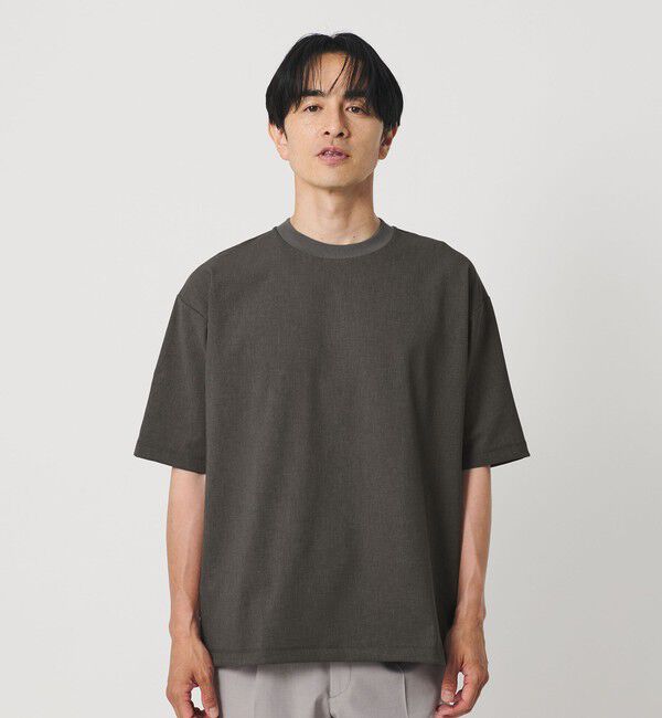 BEAUTY&YOUTH UNITED ARROWS「フラックス ライク アジャスト クルーネック Tシャツ 吸水速乾 ストレッチ 通気性」|Tシャツ・カットソー|