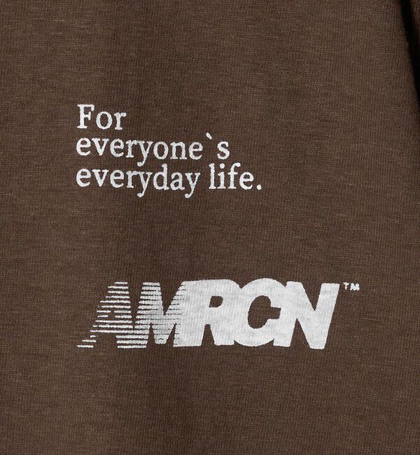 BEAUTY&YOUTH UNITED ARROWS「＜Americana＞ロゴ プリント Tシャツ」|Tシャツ・カットソー|