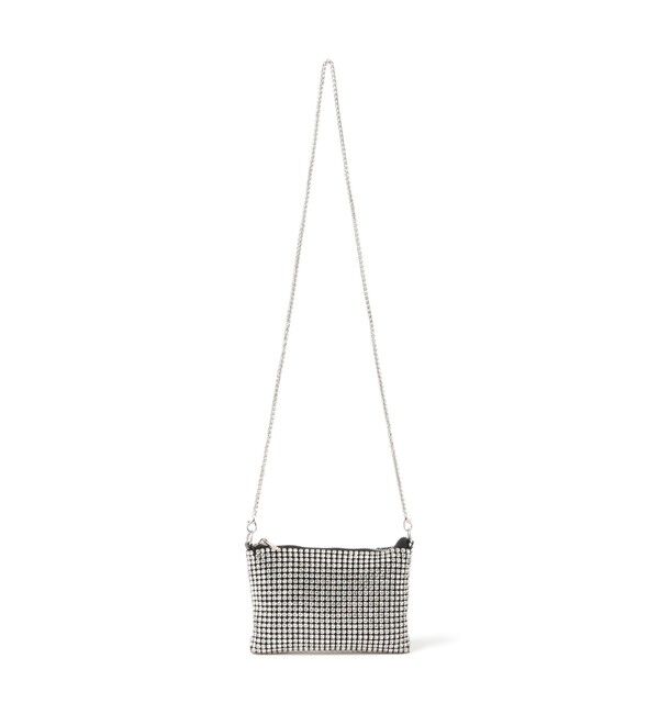 Ray BEAMS 「【別注】bLicensceLL / ビジュー 2WAY チェーン バッグ」|ポーチ|CLEAR