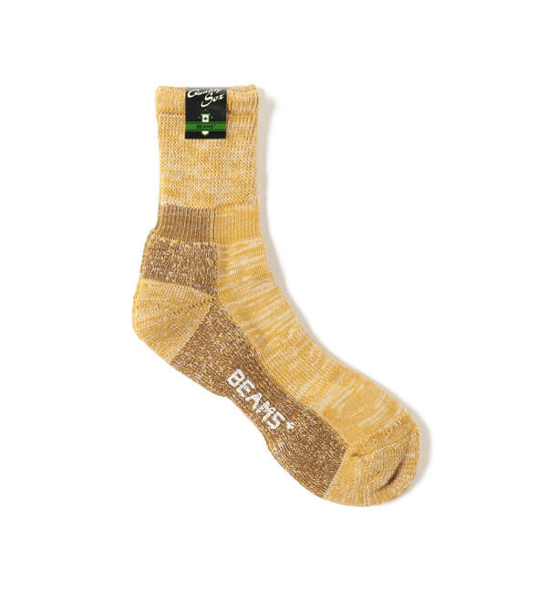 BEAMS PLUS「BEAMS PLUS｜Outdoor Socks｜メンズ 靴下 ｜アウトドア クラシック｜オールシーズン ｜ギフト」|ソックス|YELLOW