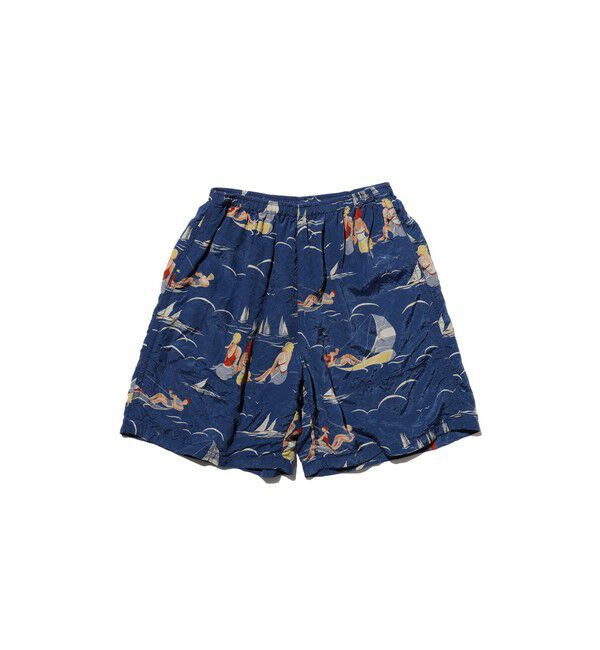 BEAMS PLUS「GYM Shorts Cupro Print」|その他|