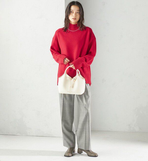 SHIPS for women「〈手洗い可能〉ウォッシャブル ウール タック パンツ」|その他|