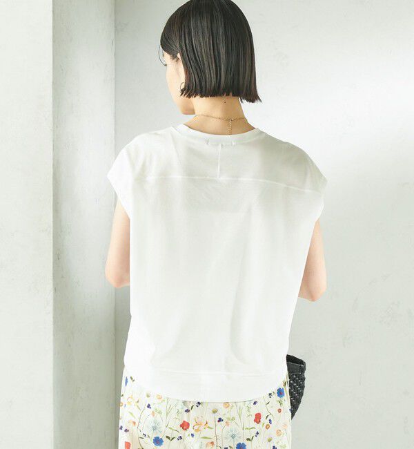 SHIPS for women「〈接触冷感/吸水速乾/洗濯機可能〉ハイゲージ ポンチ コクーン カットソー」|Tシャツ・カットソー|