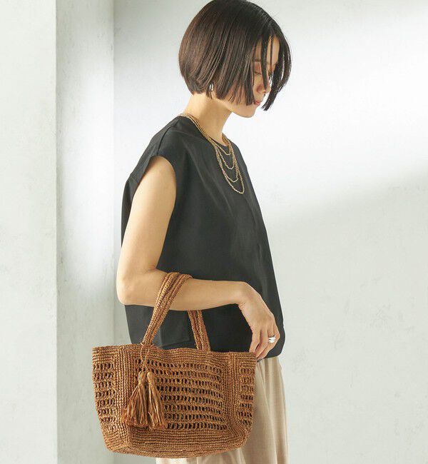 SHIPS for women「〈接触冷感/吸水速乾/洗濯機可能〉ハイゲージ ポンチ コクーン カットソー」|Tシャツ・カットソー|