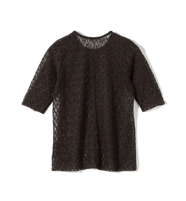 SHIPS for women「〈手洗い可能〉ストレッチ フラワー レース TEE」|Tシャツ・カットソー|