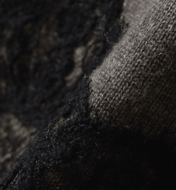SHIPS for women「《予約》【WEB限定】〈手洗い可能〉レーストリム スキッパー ポロ襟 ニット」|ニット・セーター|