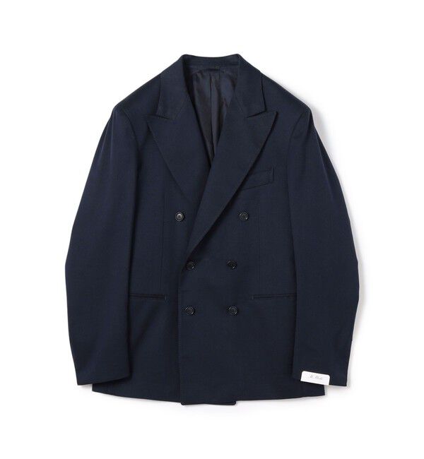 TOMORROWLAND MENS「【別注】De Petrillo SIBILLA コットンシルクツイル ダブルブレステッド6Bジャケット」|テーラードジャケット|67 ネイビー