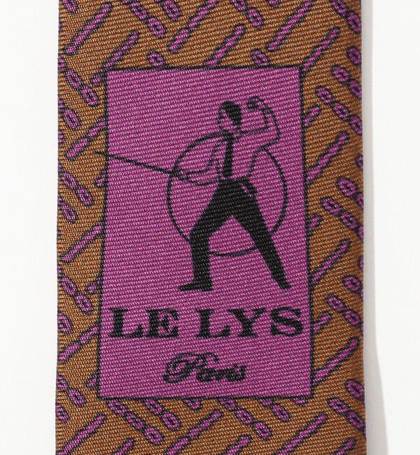 TOMORROWLAND GOODS「LE LYS シルクプリントネクタイ」|ネクタイ・蝶ネクタイ|
