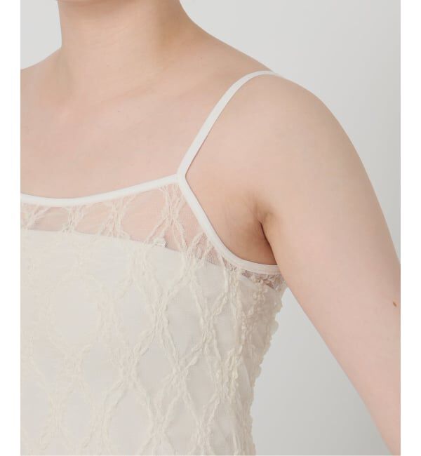 IENA LA BOUCLE「IENA LA BOUCLE ダイヤlaceキャミソール」|キャミソール|