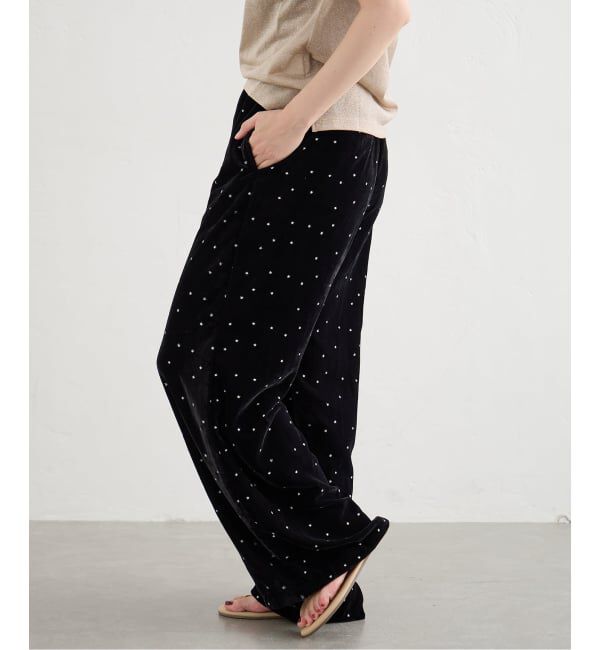 IENA「《予約》COUTURE D'ADAM/クチュールドアダム Stardust Glitter パンツ 26AW-220」|その他|