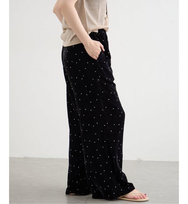 IENA「《予約》COUTURE D'ADAM/クチュールドアダム Stardust Glitter パンツ 26AW-220」|その他|