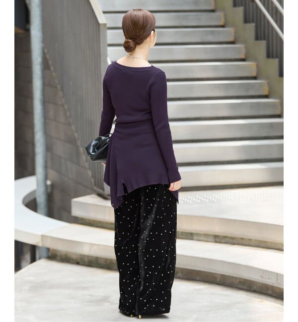 IENA「《予約》COUTURE D'ADAM/クチュールドアダム Stardust Glitter パンツ 26AW-220」|その他|