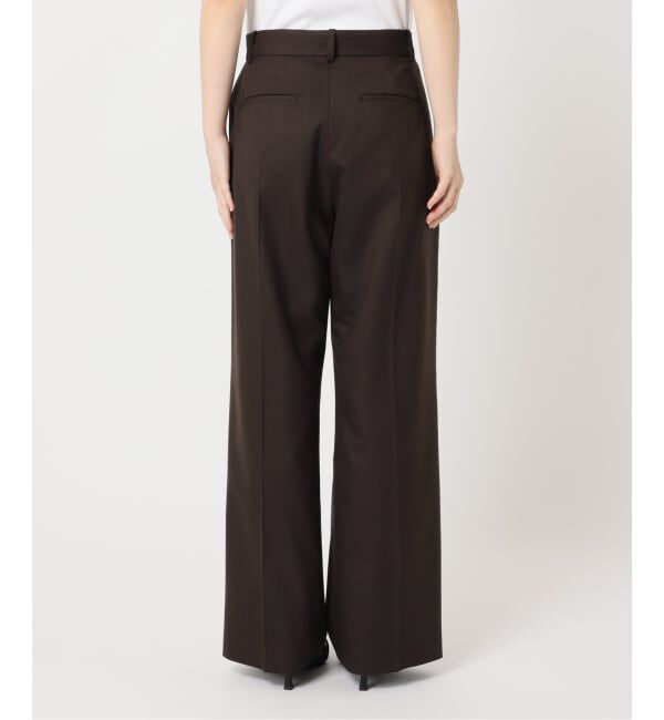 U by SPICK&SPAN「《予約j》ツイルストレッチタックパンツ」|スラックス|
