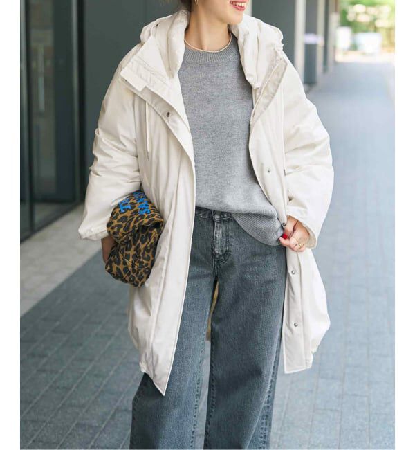 Spick and Span「《一部店舗+WEB限定予約》撥水ダウンロングコート」|ダウン|