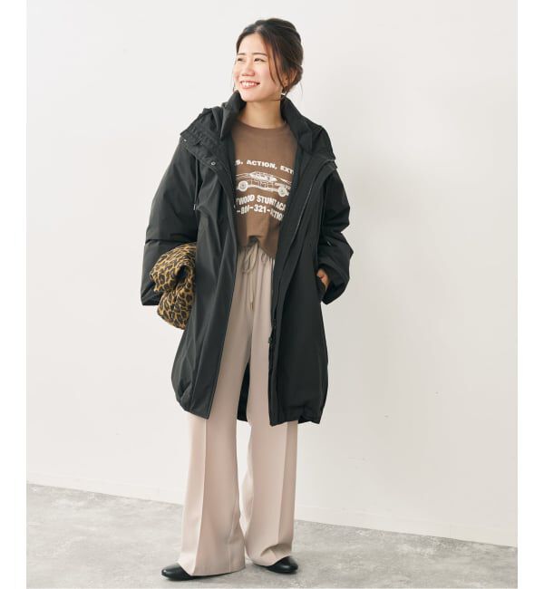 Spick and Span「《一部店舗+WEB限定予約》撥水ダウンロングコート」|ダウン|