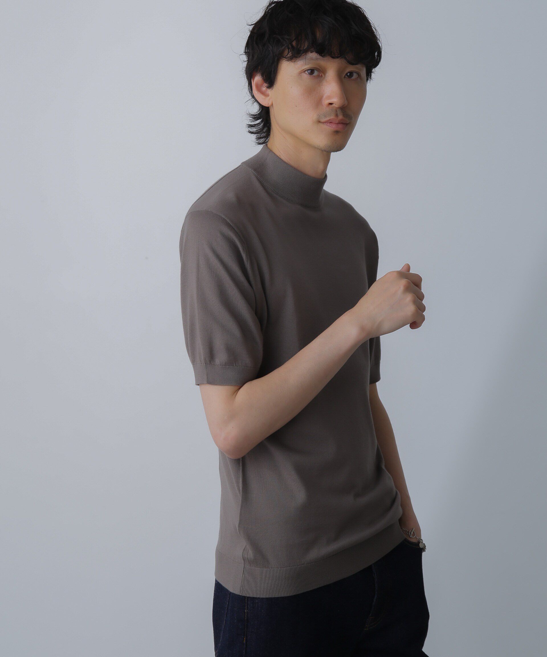 NANO universe「JOHN SMEDLEY/S4627」|ニット・セーター|