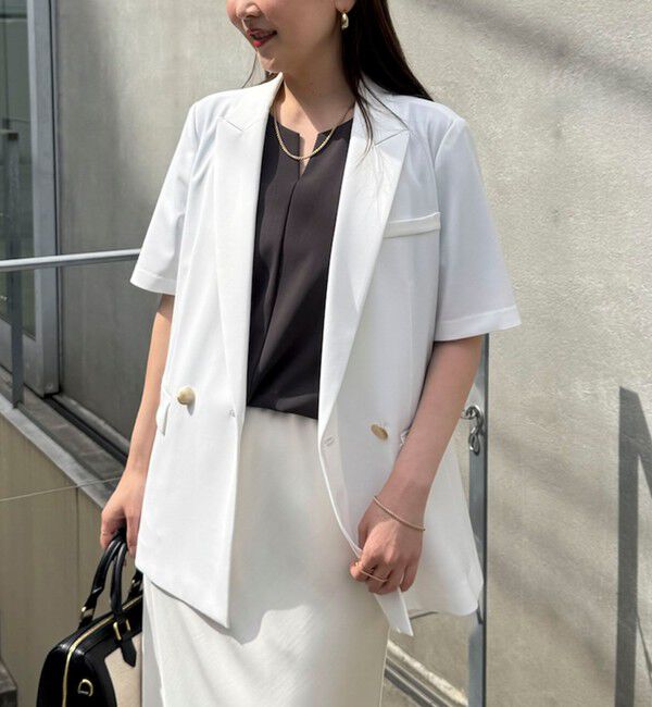 NOLLEY'S sophi「《セットアップ対応》NEW morisachiウォッシャブルツイルケープ風ブラウス」|シャツ・ブラウス|