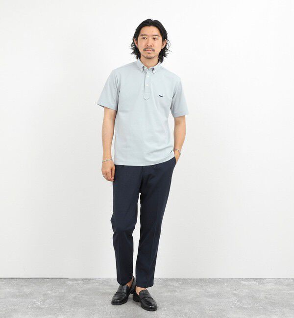 NOLLEY'S goodman「《ビジカジ対応》クジラ Polo ボタンダウンポロシャツ 26SS」|ポロシャツ|
