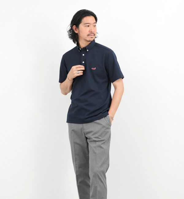 NOLLEY'S goodman「《ビジカジ対応》クジラ Polo ボタンダウンポロシャツ 26SS」|ポロシャツ|
