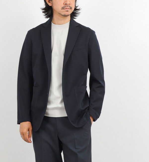 NOLLEY'S goodman「《ビジカジ対応》超長綿ハイゲージポンチ クルーネックドレスTシャツ」|Tシャツ・カットソー|