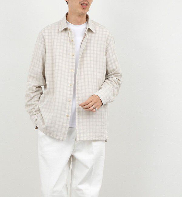 NOLLEY'S goodman「ダブルガーゼ レギュラーカラーオーバーシャツ 26AW」|シャツ・ブラウス|