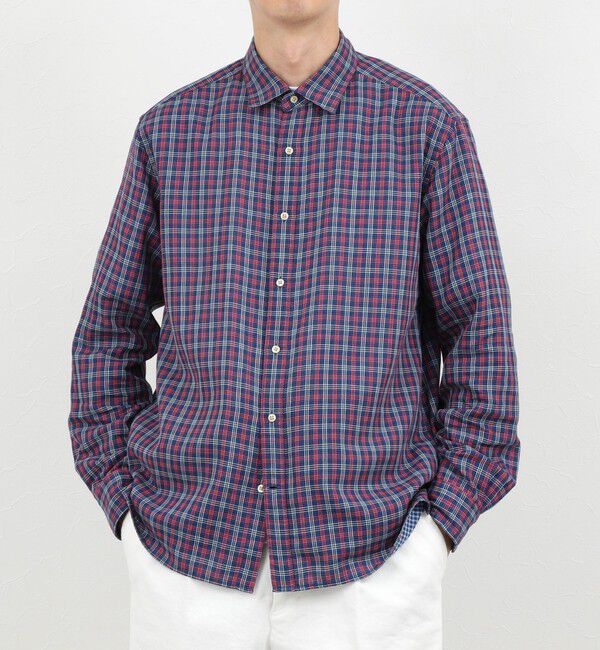 NOLLEY'S goodman「ダブルガーゼ レギュラーカラーオーバーシャツ 26AW」|シャツ・ブラウス|