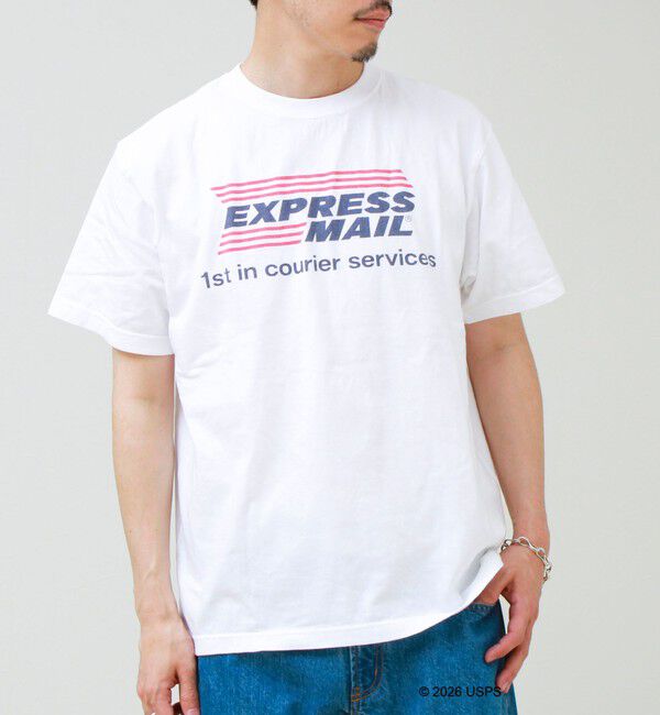 GLOSTER「【GOOD ROCK SPEED】USPS ロゴTシャツ」|Tシャツ・カットソー|ホワイト系その他