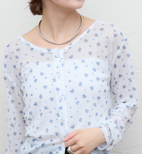  「フラワーチュール2WAYロンT」|Tシャツ・カットソー|オフホワイト