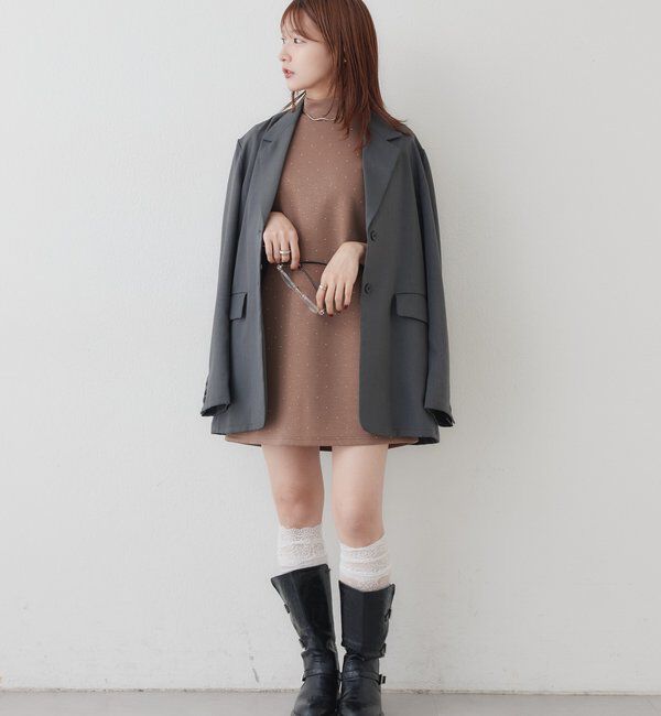  「ラメポンチミニワンピース」|ワンピース|