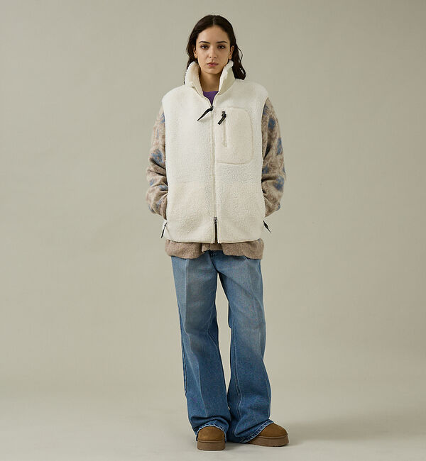 ABAHOUSE「【PENDLETON/ペンドルトン】Jaqared Boa Stand Vest」|アウトドア|